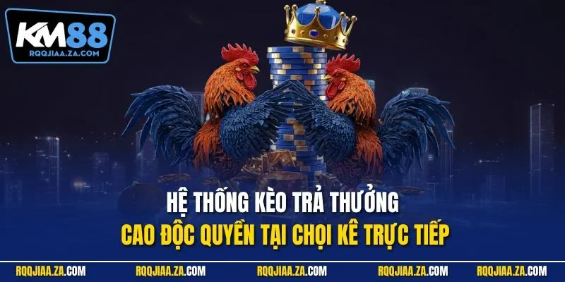 Hệ thống kèo trả thưởng cao độc quyền tại chọi kê trực tiếp