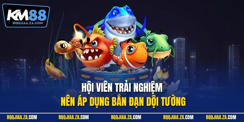 Hội viên trải nghiệm nên áp dụng bắn đạn dội tường